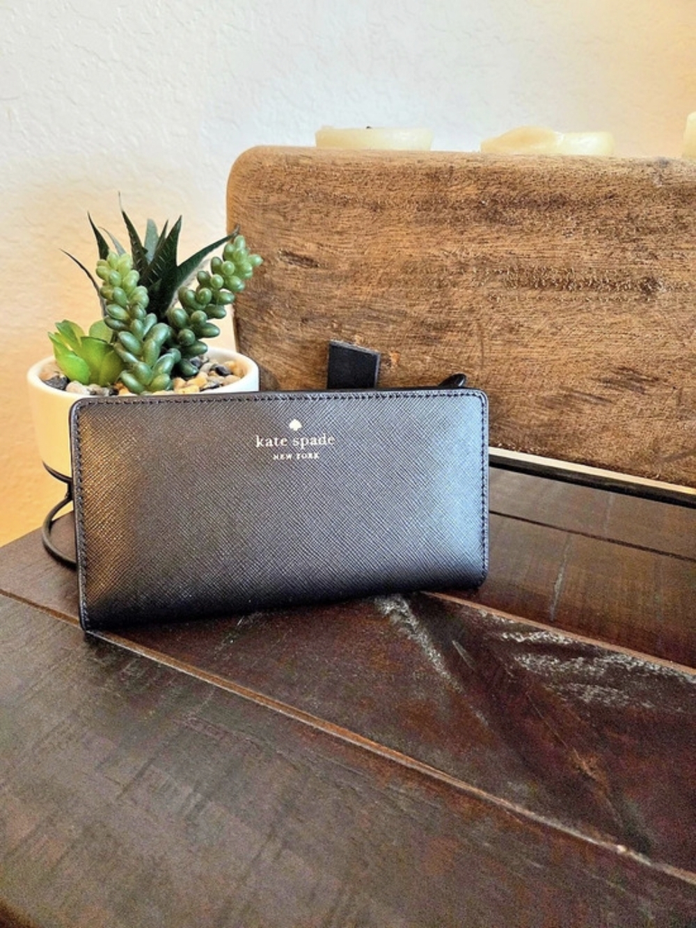 kate spade Black Wallet